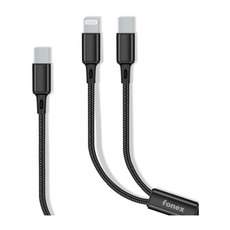 КАБЕЛ FONEX USB-C TYPE-C/LIGHTNING 1m BK КАБЕЛ FONEX USB-C TYPE-C/LIGHTNING 1m BK