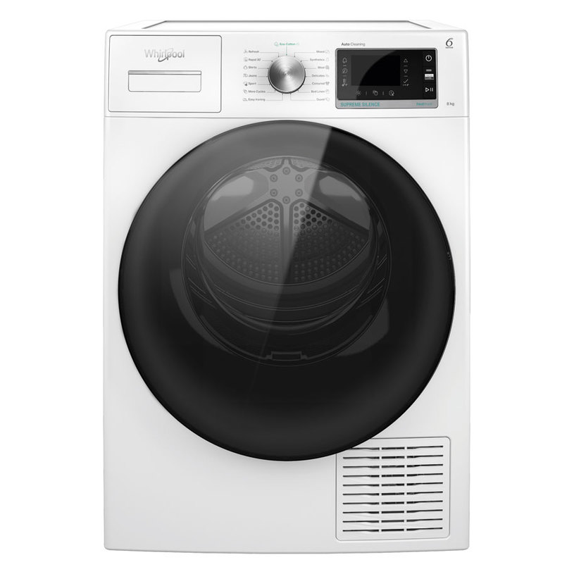 Dryer WHIRLPOOL W7 D84WB EE CONDENSATION HEAT PUMP, 8.0 kg Dryer WHIRLPOOL W7 D84WB EE CONDENSATION HEAT PUMP, 8.0 kg