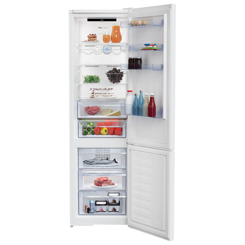 Хладилник с долен фризер BEKO RCNA 406 E40W 203.00 см Хладилник с долен фризер BEKO RCNA 406 E40W 203.00 см