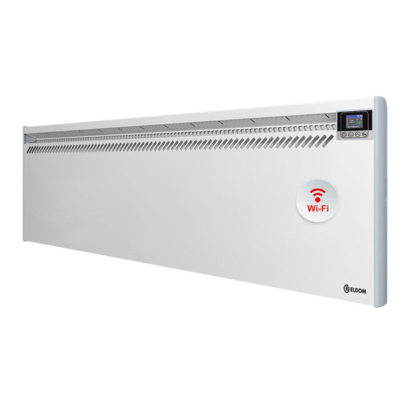 Convector heater ELDOM ELDOM RH25NW HEATED AREA UP TO 26.00 m², БЯЛ, WI-FI Convector heater ELDOM ELDOM RH25NW HEATED AREA UP TO 26.00 m², БЯЛ, WI-FI