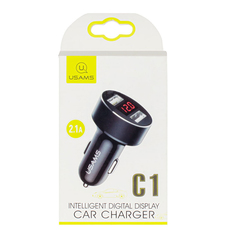 ЗАРЯДНО 12V USAMS 2.1A DISPLAY CC45GC02 ЗАРЯДНО 12V USAMS 2.1A DISPLAY CC45GC02