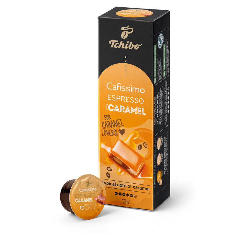 КАФЕ TCHIBO CAFISSIMO ESPR. CARAMEL 10БР КАФЕ TCHIBO CAFISSIMO ESPR. CARAMEL 10БР