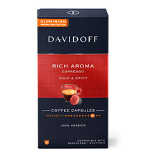 КАФЕ DAVIDOFF RICH AROMA ESPRESSO 10БР. КАФЕ DAVIDOFF RICH AROMA ESPRESSO 10БР.