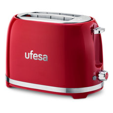Toaster UFESA CLASSIC PIN UP RED 850 W, БЯЛ Toaster UFESA CLASSIC PIN UP RED 850 W, БЯЛ