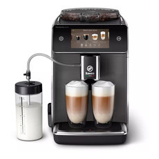 Кафеавтомат SAECO GRANAROMA DELUXE SM6680/00 1800.00 ml, АВТОМАТИЧНА КАПУЧИНО СИСТЕМА, 15.00 bar, ОПЦИЯ ЗА МЛЯНО КАФЕ, ЧЕРЕН Кафеавтомат SAECO GRANAROMA DELUXE SM6680/00 1800.00 ml, АВТОМАТИЧНА КАПУЧИНО СИСТЕМА, 15.00 bar, ОПЦИЯ ЗА МЛЯНО КАФЕ, ЧЕРЕН