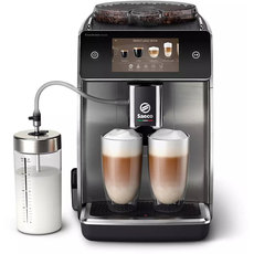 Кафеавтомат SAECO GRANAROMA DELUXE SM6685/00 1800.00 ml, АВТОМАТИЧНА КАПУЧИНО СИСТЕМА, 15.00 bar, ОПЦИЯ ЗА МЛЯНО КАФЕ, ЧЕРЕН Кафеавтомат SAECO GRANAROMA DELUXE SM6685/00 1800.00 ml, АВТОМАТИЧНА КАПУЧИНО СИСТЕМА, 15.00 bar, ОПЦИЯ ЗА МЛЯНО КАФЕ, ЧЕРЕН