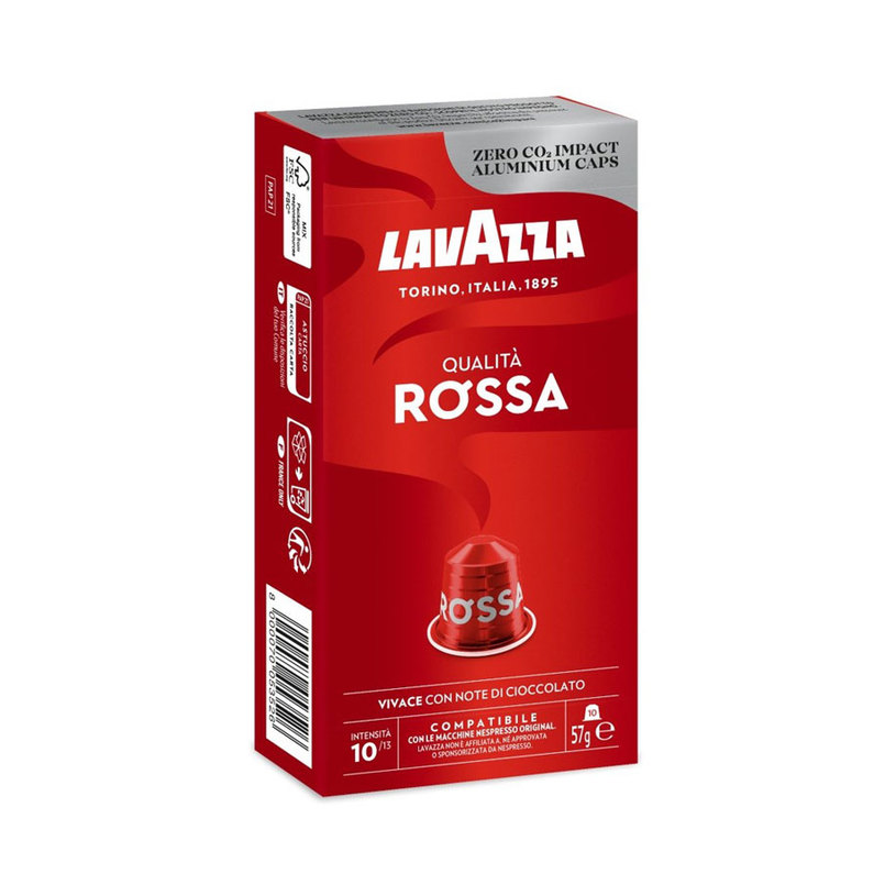 *КАФЕ LAVAZZA NES ALU QUALITA ROSSA 10БР *КАФЕ LAVAZZA NES ALU QUALITA ROSSA 10БР