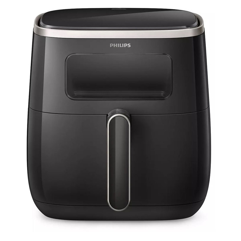 Уред за здравословно готвенe с горещ въздух PHILIPS , HD9257/80 XL, прозорец за готвене, 5.60 L, ТАЙМЕР, ЧЕРЕН Уред за здравословно готвенe с горещ въздух PHILIPS , HD9257/80 XL, прозорец за готвене, 5.60 L, ТАЙМЕР, ЧЕРЕН