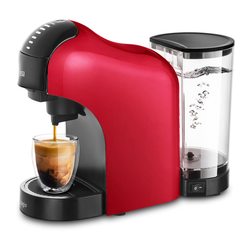 Coffee maker with capsules UFESA BELLAGIO ROSSA 15.00 bar, 1000.00 ml, ЧЕРВЕН Coffee maker with capsules UFESA BELLAGIO ROSSA 15.00 bar, 1000.00 ml, ЧЕРВЕН