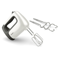 Mixer TEFAL PREP'MIX+ HT460138 2 STIRRERS AND 2 DOUGH HOOK 500 W, БЯЛ Mixer TEFAL PREP'MIX+ HT460138 2 STIRRERS AND 2 DOUGH HOOK 500 W, БЯЛ