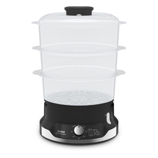 Steam cooking appliance TEFAL ULTRACOMPACT VC204810 3 COOKING LEVELS AT THE SAM TIMER, ЧЕРЕН Steam cooking appliance TEFAL ULTRACOMPACT VC204810 3 COOKING LEVELS AT THE SAM TIMER, ЧЕРЕН