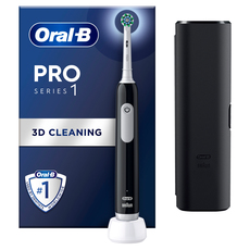 Електрическа четка за зъби ORAL B PRO 1 BLACK+TC 6/8/6 Електрическа четка за зъби ORAL B PRO 1 BLACK+TC 6/8/6