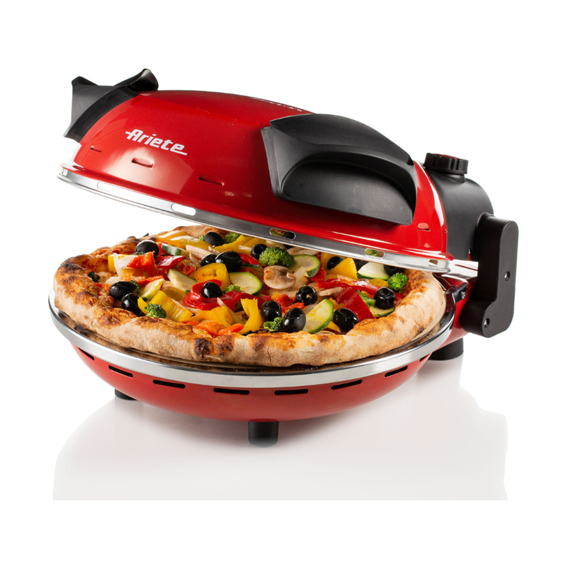 Eлектрическа фурна за пица stone slab for pizza ARIETE 909 ЧЕРВЕН, 1200 W Eлектрическа фурна за пица stone slab for pizza ARIETE 909 ЧЕРВЕН, 1200 W