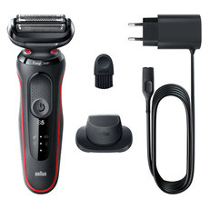 Shaver BRAUN WET & DRY 51-R1200S RED WATERPROOF Shaver BRAUN WET & DRY 51-R1200S RED WATERPROOF