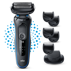 Shaver BRAUN WET & DRY 51-B1500S BLU WATERPROOF Shaver BRAUN WET & DRY 51-B1500S BLU WATERPROOF