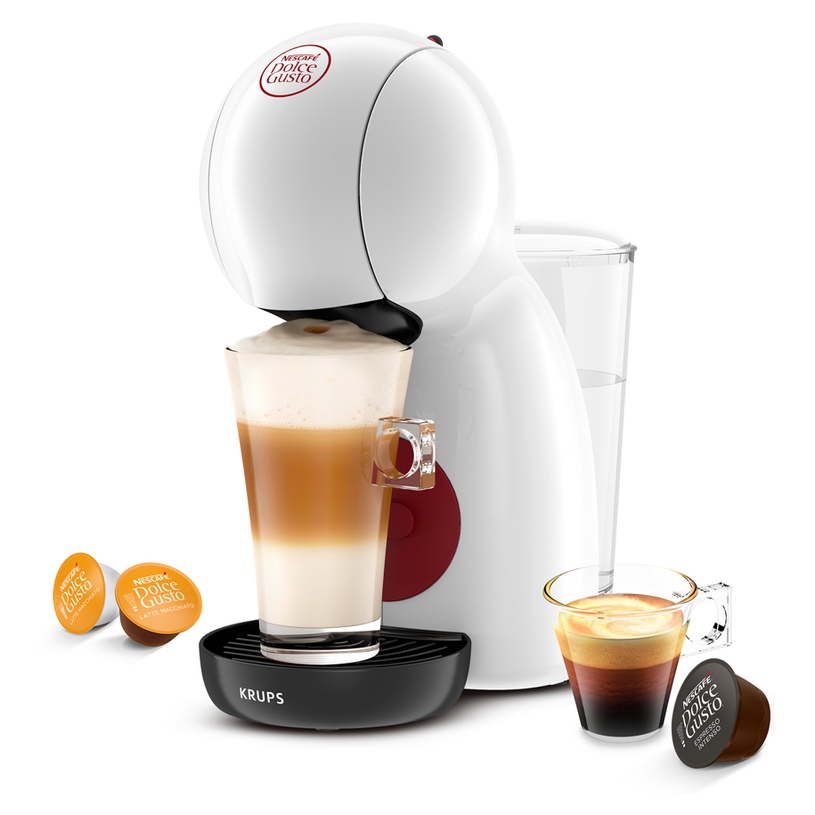 Кафемашина с капсули KRUPS PICCOLO XS KP1A3110 15.00 bar, 800.00 ml, БЯЛ Кафемашина с капсули KRUPS PICCOLO XS KP1A3110 15.00 bar, 800.00 ml, БЯЛ