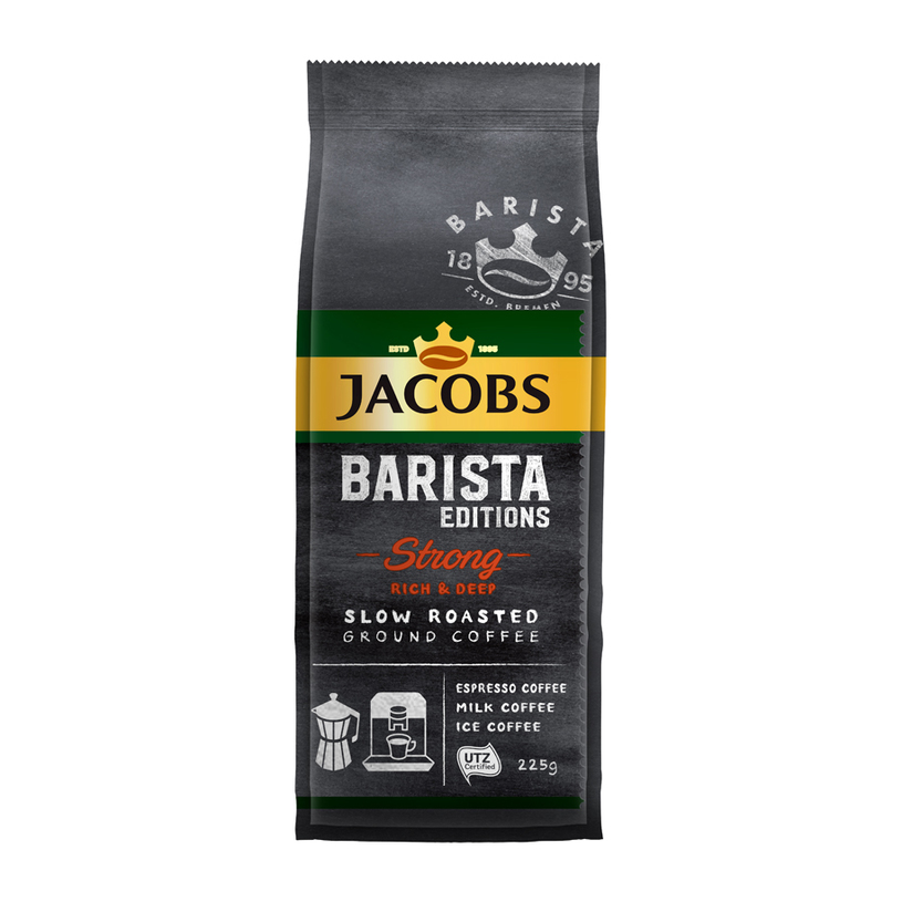 КАФЕ JACOBS BARISTA STRONG 225гр