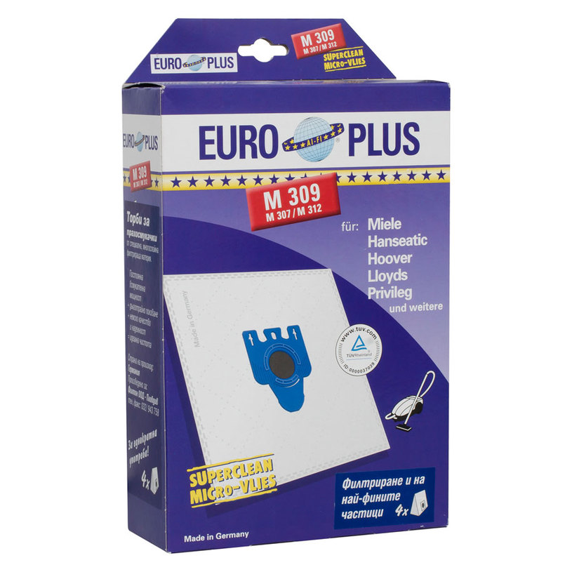 ТОРБИ EURO PLUS M309 HOOVER ТОРБИ EURO PLUS M309 HOOVER