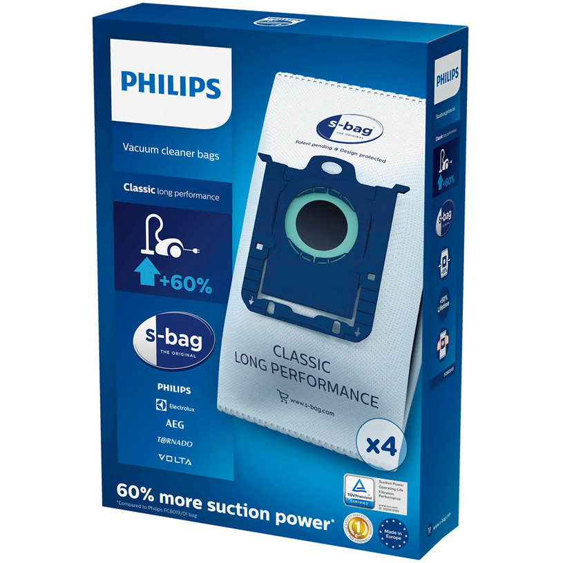 TeKeHom Sacchetti Di Ricambio Per Aspirapolvere Philips FC8021/03 S-Bag Classic, Confezione Da 10 - Foto 4