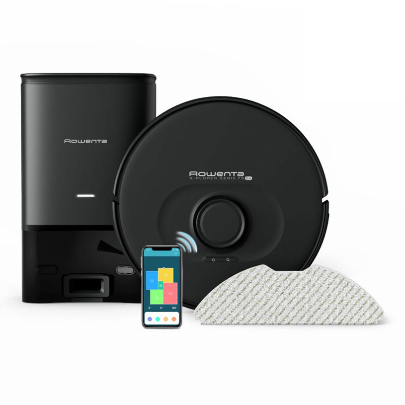 Vacuum cleaner robot ROWENTA X-PLORER SERIE 75 S+ RR8595WH WET CLEANING WI-FI CONTROLLER Vacuum cleaner robot ROWENTA X-PLORER SERIE 75 S+ RR8595WH WET CLEANING WI-FI CONTROLLER