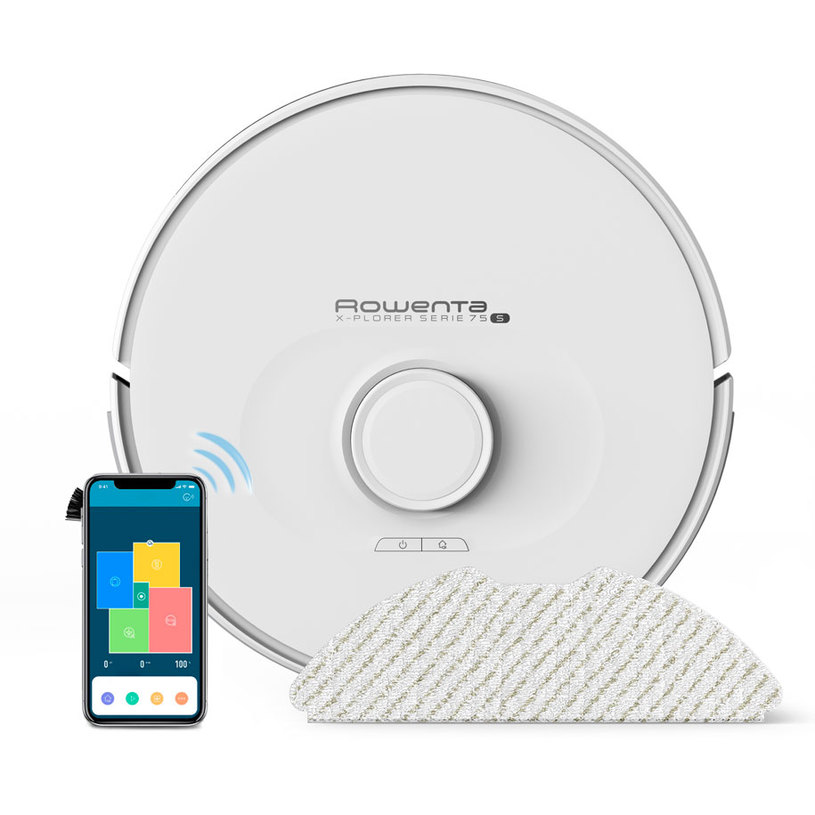 Vacuum cleaner robot ROWENTA X-PLORER SERIE 75 S RR8577WH ANIMAL & ALLERGY WI-FI CONTROLLER Vacuum cleaner robot ROWENTA X-PLORER SERIE 75 S RR8577WH ANIMAL & ALLERGY WI-FI CONTROLLER