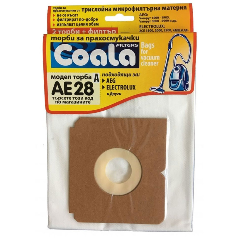 ТОРБ. ЗА ПРАХ COALA AE28-A 3 БР ТОРБ. ЗА ПРАХ COALA AE28-A 3 БР