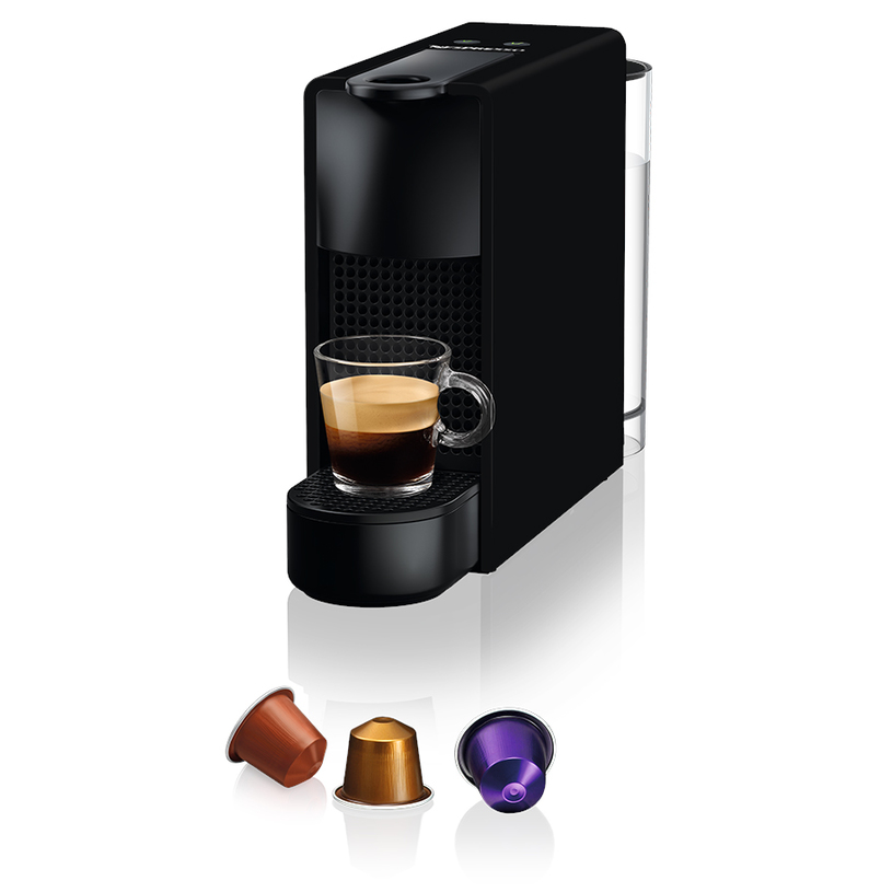 Кафемашина с капсули NESPRESSO ESSENZA MINI ЧЕРНА 19.00 bar, 600.00 ml, ЧЕРЕН Кафемашина с капсули NESPRESSO ESSENZA MINI ЧЕРНА 19.00 bar, 600.00 ml, ЧЕРЕН