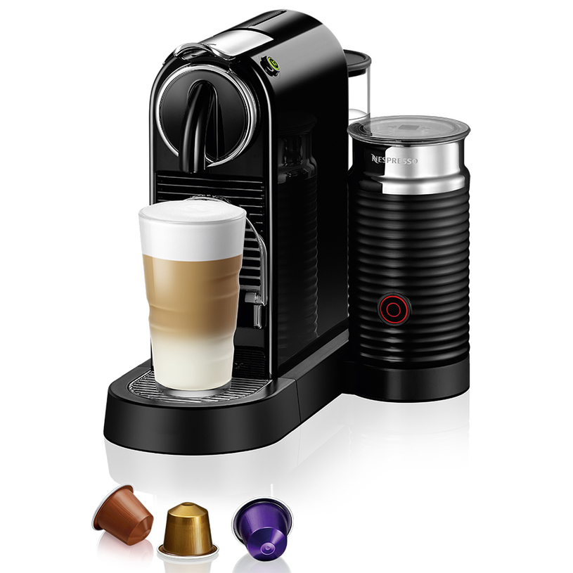 Coffee maker with capsules NESPRESSO CITIZ&MILK ЧЕРНА 19.00 bar, 1000.00 ml, ЧЕРЕН Coffee maker with capsules NESPRESSO CITIZ&MILK ЧЕРНА 19.00 bar, 1000.00 ml, ЧЕРЕН