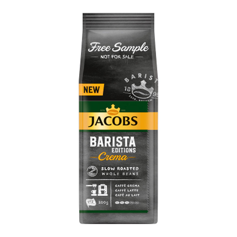 КАФЕ JACOBS BARISTA ESPRESSO 200ГР ЗЪРНА КАФЕ JACOBS BARISTA ESPRESSO 200ГР ЗЪРНА
