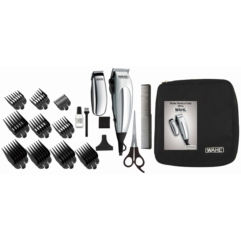 Машинка за подстригване WAHL HOME PRO DELUX СИВ, БРОЙ ГРЕБЕНИ 10 Машинка за подстригване WAHL HOME PRO DELUX СИВ, БРОЙ ГРЕБЕНИ 10