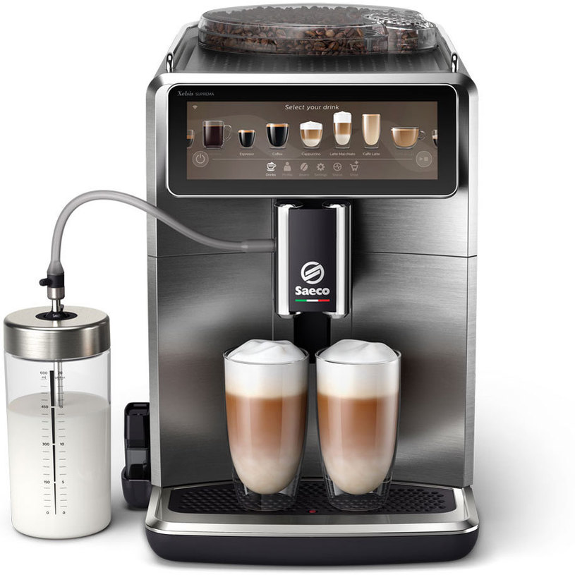 Coffee automat SAECO Xelsis Suprema SM8889/00 XELSIS SUPREMA 1700.00 ml, AUTOMATIC CAPPUCCINO SYSTEM, 15.00 bar, GROUND COFFEE OPTION, ЧЕРЕН Coffee automat SAECO Xelsis Suprema SM8889/00 XELSIS SUPREMA 1700.00 ml, AUTOMATIC CAPPUCCINO SYSTEM, 15.00 bar, GROUND COFFEE OPTION, ЧЕРЕН