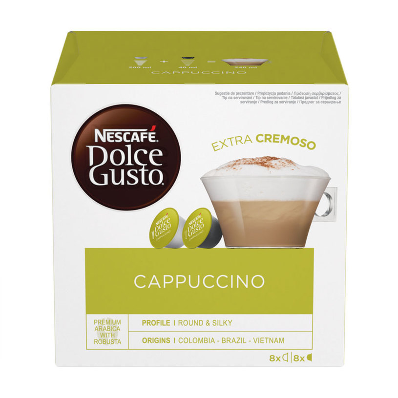 КАФЕ NESCAFE D.GUSTO CAPPUCCINO 16 CAP КАФЕ NESCAFE D.GUSTO CAPPUCCINO 16 CAP