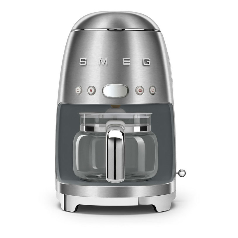 Кафемашина SMEG 50'S STYLE DCF02SSEU INOX СИВ, ТАЙМЕР, 1050.00 W Кафемашина SMEG 50'S STYLE DCF02SSEU INOX СИВ, ТАЙМЕР, 1050.00 W