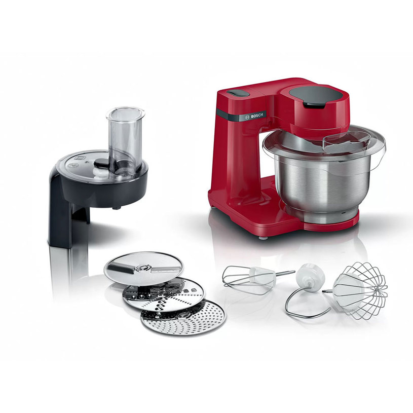 Kitchen robot BOSCH MUMS2ER01 700 W, RED 700 W Kitchen robot BOSCH MUMS2ER01 700 W, RED 700 W