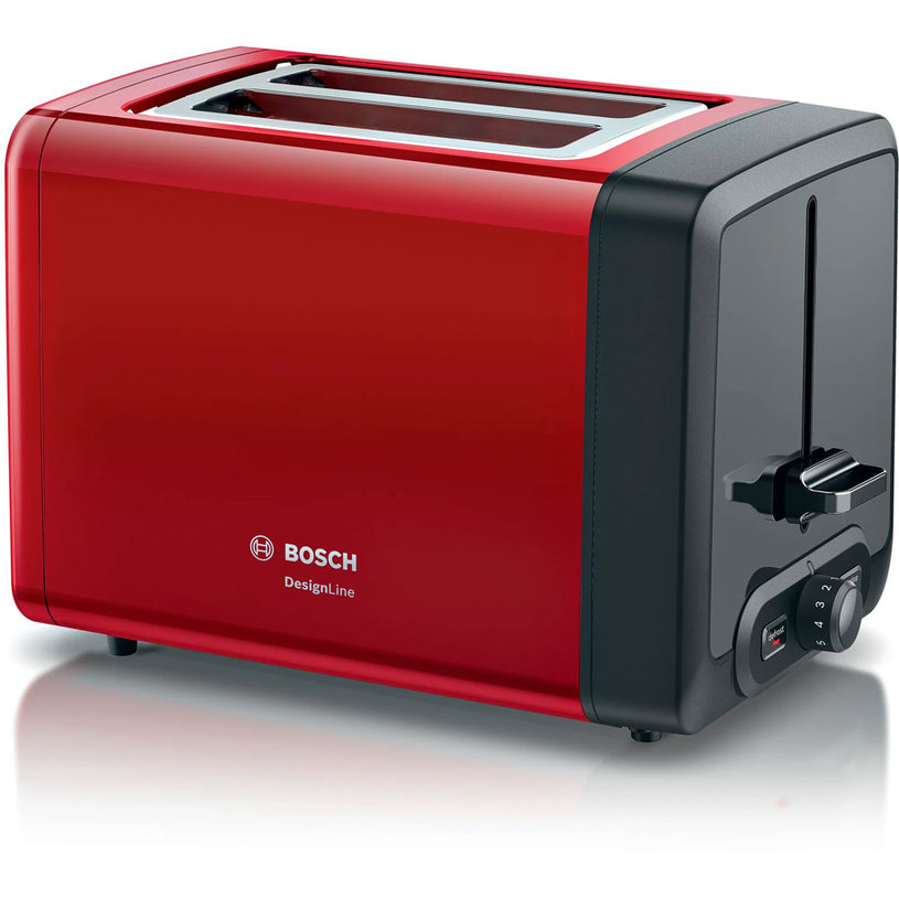 Тостер BOSCH TAT4P424 970 W, ЧЕРВЕН/ЧЕРЕН Тостер BOSCH TAT4P424 970 W, ЧЕРВЕН/ЧЕРЕН