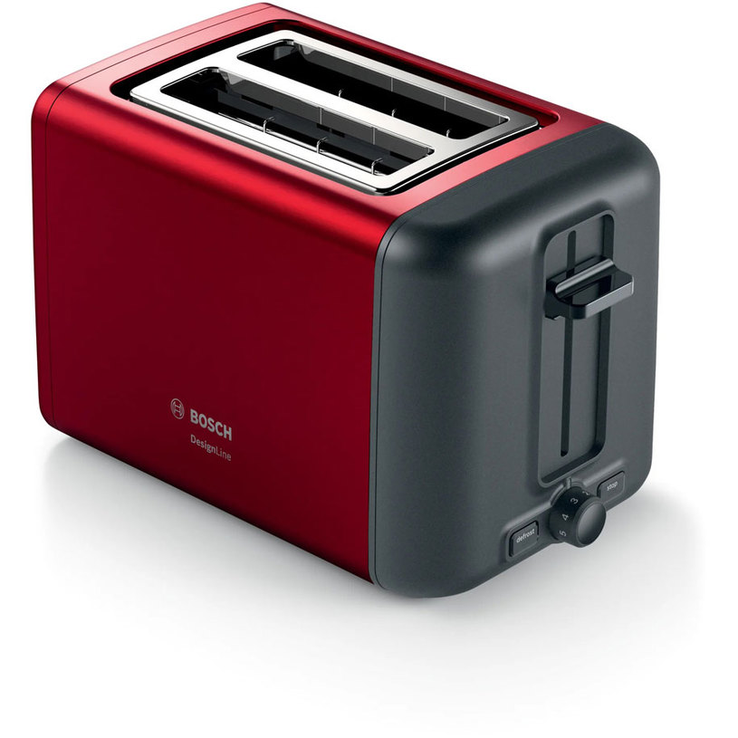 Тостер BOSCH TAT3P424 970 W, ЧЕРВЕН Тостер BOSCH TAT3P424 970 W, ЧЕРВЕН