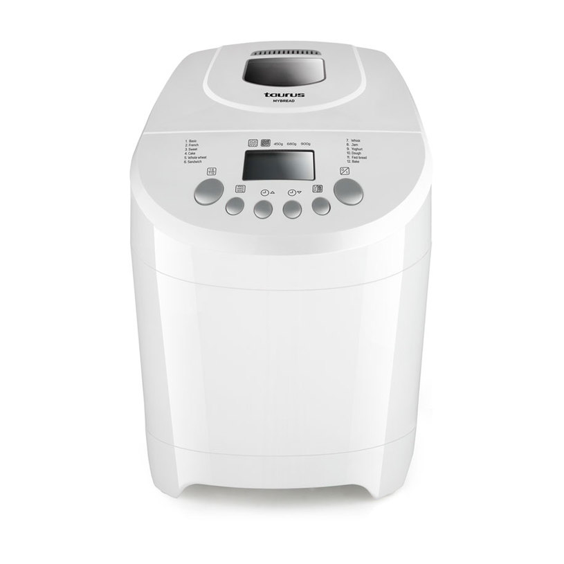 Bread maker TAURUS MY BREAD 600 W, БЯЛ, COUNT OF PROGRAMS 12 Bread maker TAURUS MY BREAD 600 W, БЯЛ, COUNT OF PROGRAMS 12