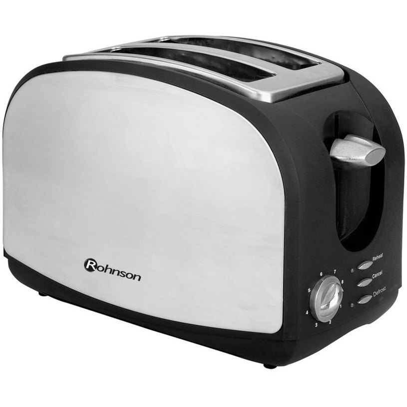Toaster ROHNSON R-207 900 W, ИНОКС/ЧЕРЕН Toaster ROHNSON R-207 900 W, ИНОКС/ЧЕРЕН