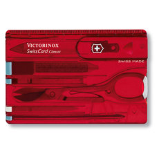 НОЖ VICTORINOX SWISSCARD RUBY 0.7100.TB1 НОЖ VICTORINOX SWISSCARD RUBY 0.7100.TB1