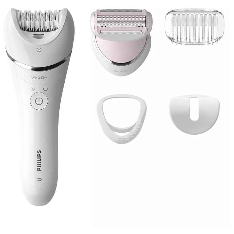 Epilator PHILIPS SERIES 8000 BRE710/00 БЯЛ, WASHABLE HEAD Epilator PHILIPS SERIES 8000 BRE710/00 БЯЛ, WASHABLE HEAD
