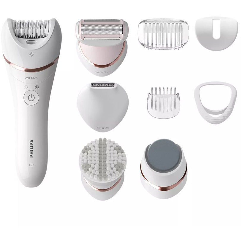 Epilator PHILIPS SERIES 8000 WET&DRY BRE740/10 БЯЛ, WASHABLE HEAD Epilator PHILIPS SERIES 8000 WET&DRY BRE740/10 БЯЛ, WASHABLE HEAD