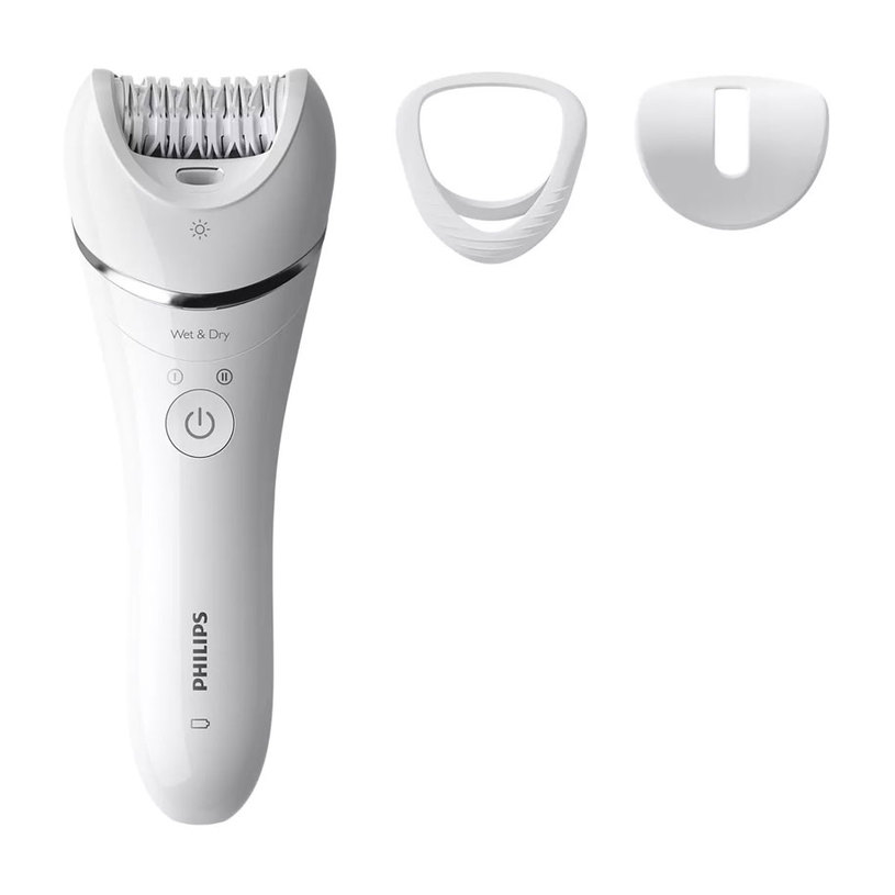 Епилатор PHILIPS SERIES 8000 BRE700/00 БЯЛ, МИЕЩА СЕ ГЛАВА Епилатор PHILIPS SERIES 8000 BRE700/00 БЯЛ, МИЕЩА СЕ ГЛАВА