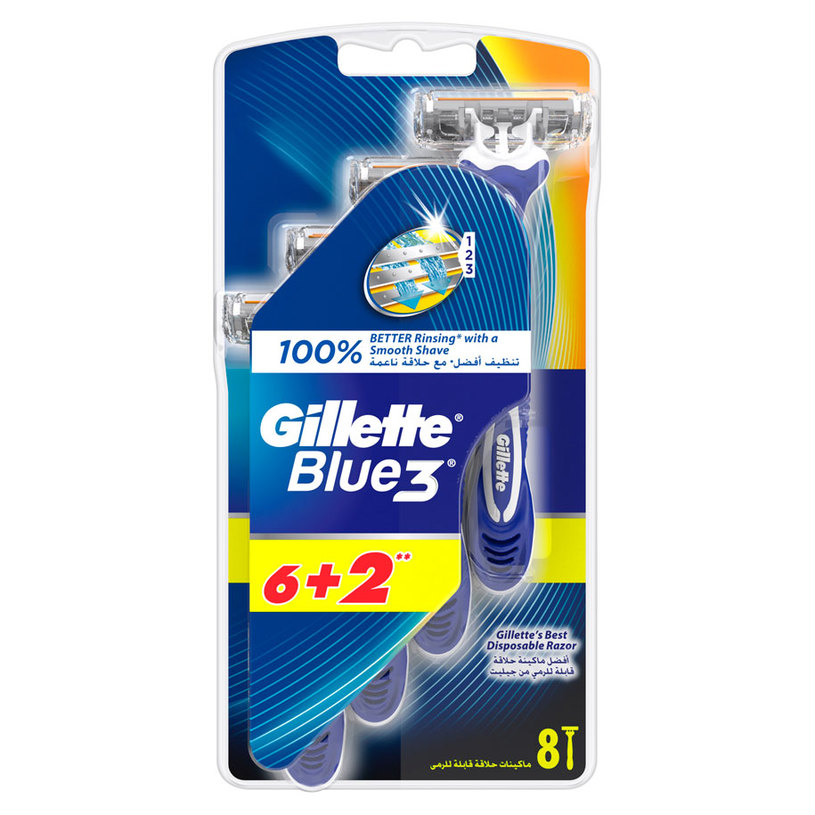 Самобръсначка GILLETTE BLUE 3 ОП 6+2 /32136 Самобръсначка GILLETTE BLUE 3 ОП 6+2 /32136