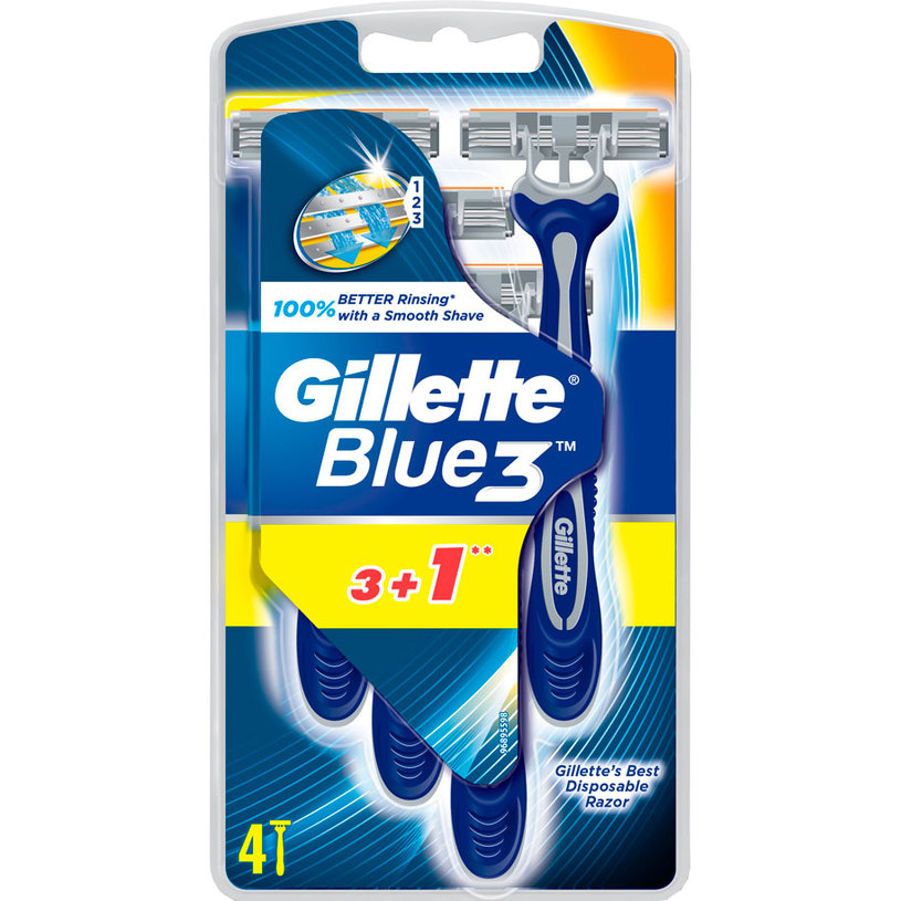 Shaver GILLETTE BLUE 3 ОП 3+1 /61410 Shaver GILLETTE BLUE 3 ОП 3+1 /61410