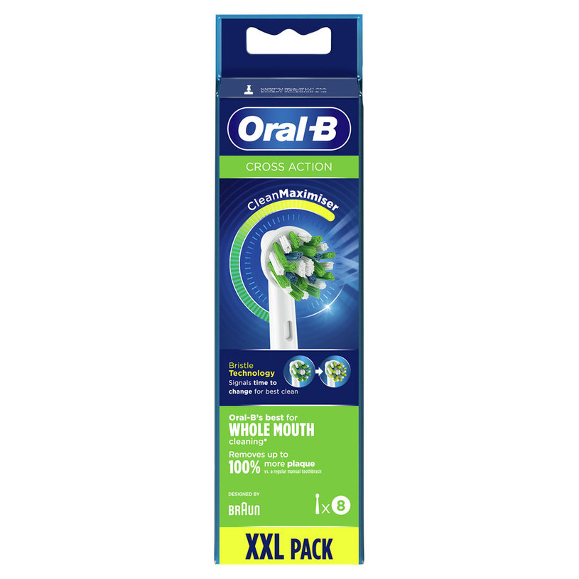 Комплект накрайници ORAL B 8 CROSS ACTION Комплект накрайници ORAL B 8 CROSS ACTION