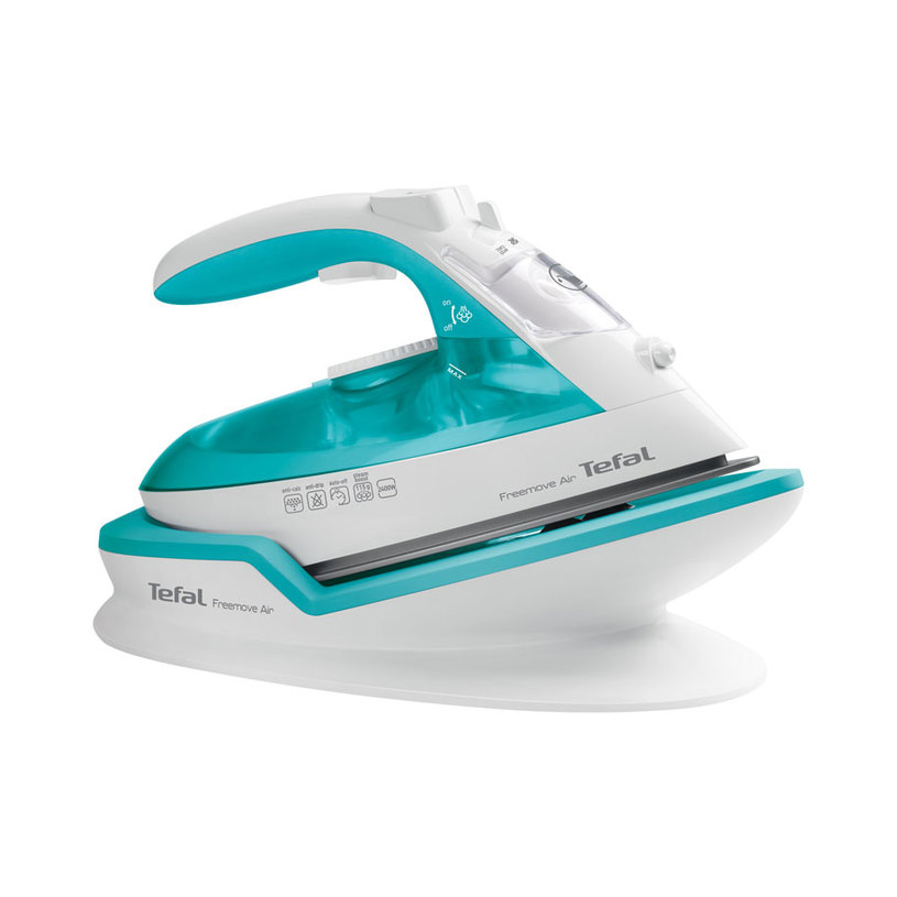 Wireless Iron TEFAL FREEMOVE AIR FV6520E0 IMPACT STEAM 115 G/MIN 2400.0 W, 250.0 ml Wireless Iron TEFAL FREEMOVE AIR FV6520E0 IMPACT STEAM 115 G/MIN 2400.0 W, 250.0 ml