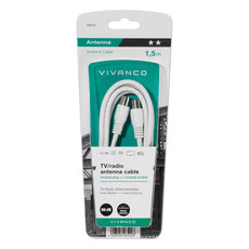 Кабел VIVANCO 33724 COAX 1.5M Кабел VIVANCO 33724 COAX 1.5M