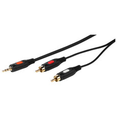 Кабел VIVANCO 3.5MM-RCA 1.5M 46029 Кабел VIVANCO 3.5MM-RCA 1.5M 46029