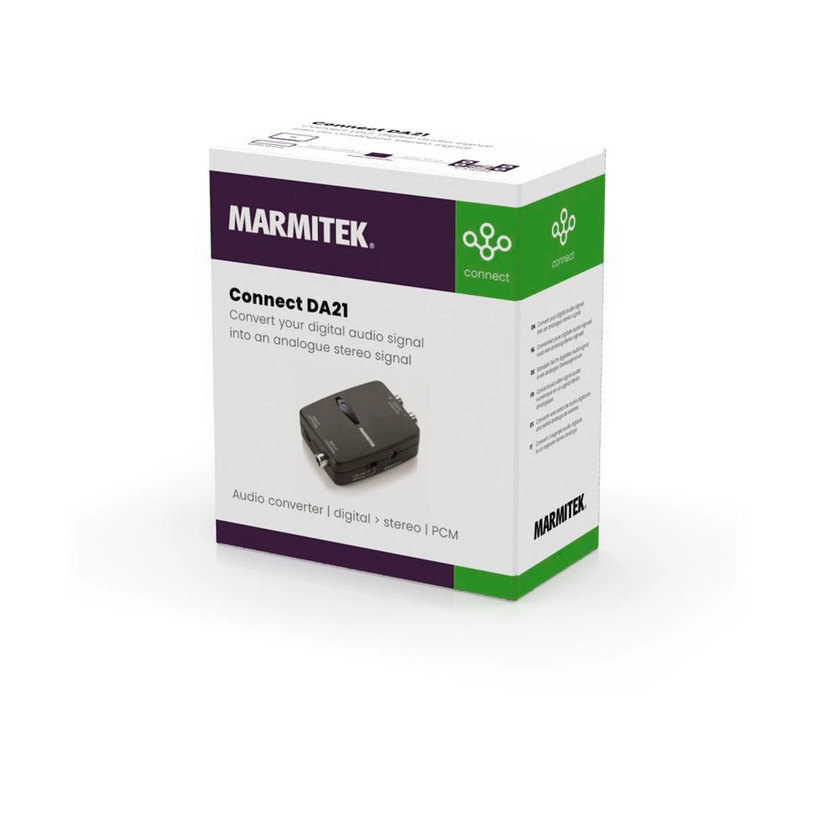 Кабел MARMITEK DA21 DIGITAL TO STEREO AUDIO Кабел MARMITEK DA21 DIGITAL TO STEREO AUDIO