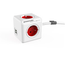 Разклонител DESIGNNEST 4 ГН. 2XUSB POWER CUBE 1402RD Разклонител DESIGNNEST 4 ГН. 2XUSB POWER CUBE 1402RD